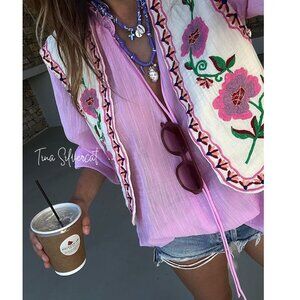 BLOGGER'S FAVE! Zara Embroidered Vest NWT